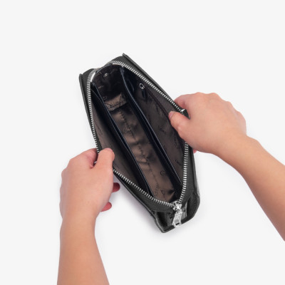 Ví Cầm Tay Nam Khóa Số Da Bò Thật RB03 ví cầm tay nam gence ví da nam cầm tay