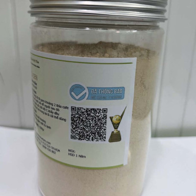 Bột củ sen nguyên chất - Bột nghiền trực tiếp từ củ sen - Dữ lại 100% dưởng chất từ củ sen ( Hủ 100gr)