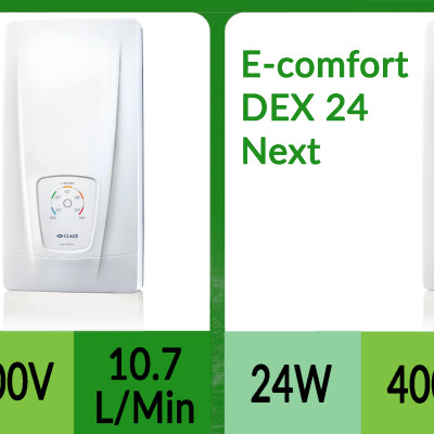 Máy nước nóng tức thì E-Comfort DEX Next - Hàng chính hãng