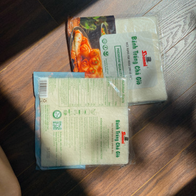 Combo Bánh tráng gỏi cuốn Shammi vuông 400g + Bánh tráng chả giò Shammi 200g + Bún tươi Shammi 400g