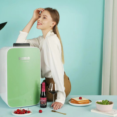 Tủ Lạnh Mini KEMIN 25L Chính Hãng - Chỉnh Nhiệt - màu Xanh