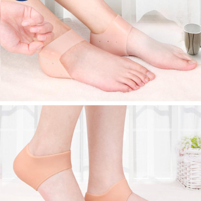 Combo 5 cặp vớ bọc gót chân silicone chống nứt nẻ chống bong tróc da và giúp làm hồng gót sen - buybox - BBPK68_5