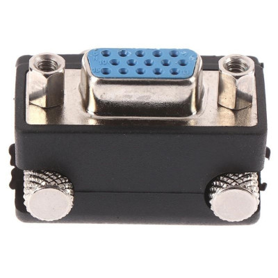 Đầu Nối Dài VGA Đực Sang Cái Bẻ Góc 90 Độ - Hàng Nhập Khẩu