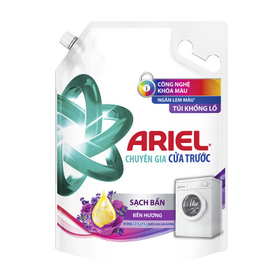 Nước Giặt ARIEL Cửa Trước Bền Màu Hương Hoa Oải Hương Túi 3.7 KG