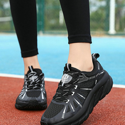 Giày thể thao nam nữ, giày chạy bộ đế êm nhẹ, thoáng khí đế cao su đúc, chống trơn trượt hạn chế mòn  – G1013