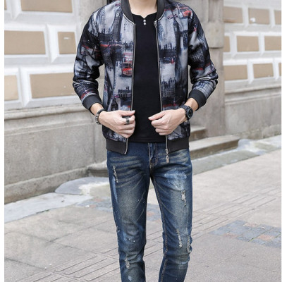 Aó khoác nam Titishop in hình 3D AKN456