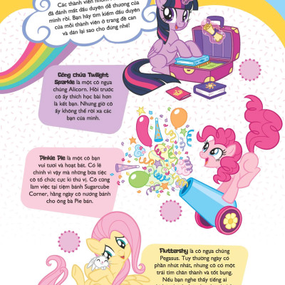 Sách - My Little Pony - Bộ Sưu Tập Đề Can Lấp Lánh - Phiêu Lưu Trong Thế Giới Diệu Kì