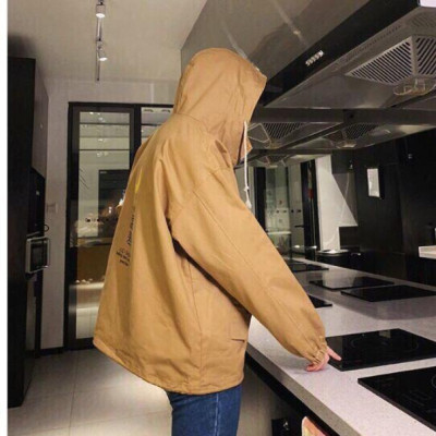 Áo kháic dù có nón in mặt trăng nam nữ mặc form rộng