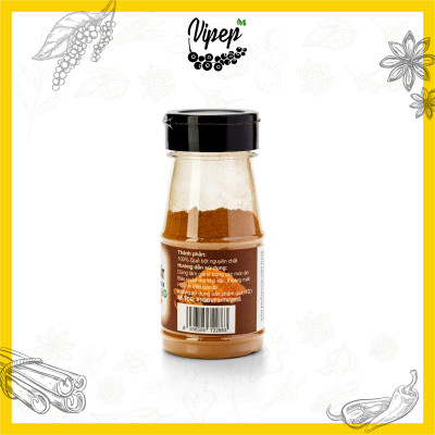 Quế Bột Tự Nhiên Vipep Hũ Nhựa 35g - Gia vị Vipep