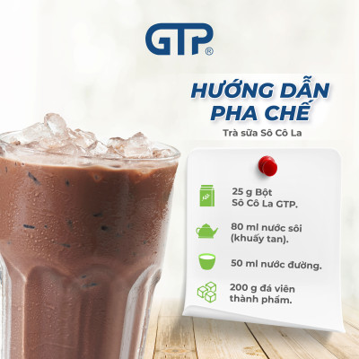 Bột kem béo Chocolate GTP (1KG) - Sử dụng pha trà sữa, làm bánh... - SP Chính Hãng