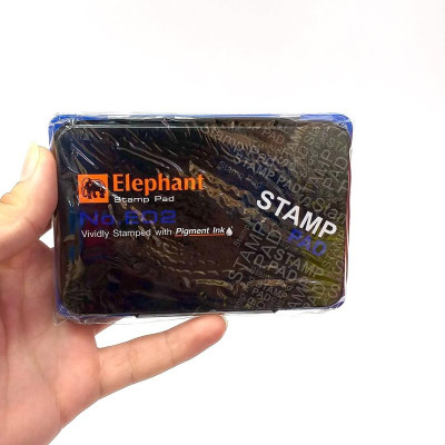 Hộp Dấu Tampon Elephant Xanh Cỡ 02