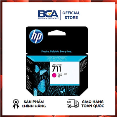 Mực In HP DesignJet 711 Magenta Ink Cartridge (CZ131A) 29ml - Hàng Chính Hãng