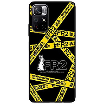 Ốp lưng dành cho Xiaomi Redmi Note 11 5G - Redmi Note 11T - Redmi Note 11S - Thỏ TRắng Dây Vàng