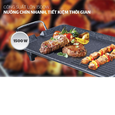 Bếp Nướng Điện Không Khói SUNHOUSE SHD4607 1500w Hàng chính hãng