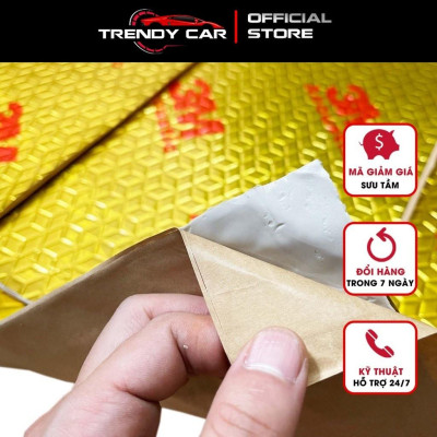 Tấm chống ồn ô tô Acoutis 3 lớp màu đen siêu cách âm. Tấm cách âm 3M 80x46 cm. Hàng nhập khẩu