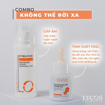 Kem Dưỡng Ẩm Lycos - GEL Cân Bằng Cấp Ẩm LYCOS – Cấp Ẩm, Cải thiện thâm mụn, Mờ thâm, Kiểm soát dầu