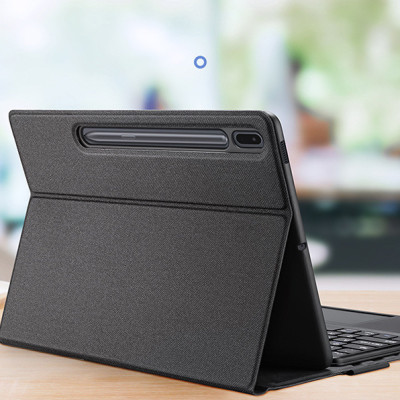 Bao da danh cho Samsung Galaxy Tab S9 Plus , Tab S9 Fe Plus , Tab S9 , Tab S9 Fe kèm bàn phím bluetooth có bàn di chuột TouchPad hiệu Dux Ducis - Hàng Chính Hãng
