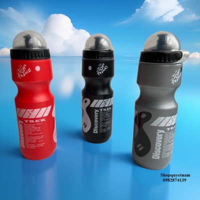 Bình nước xe đạp thể thao cao cấp và gọng bình, dung tích 750ml