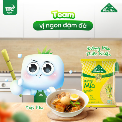 Đường Mía Thiên Nhiên Biên Hòa 500G/túi