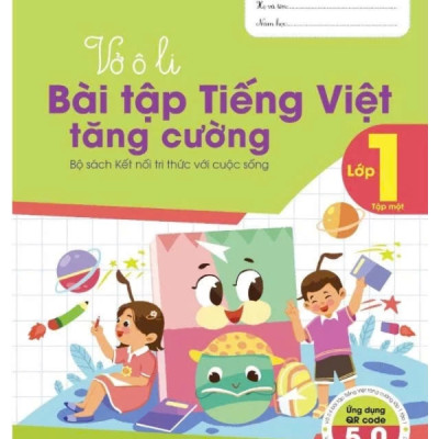 Sách - Vở ô li Bài Tập Tiếng Việt Tăng Cường Lớp 1 - Kết Nối