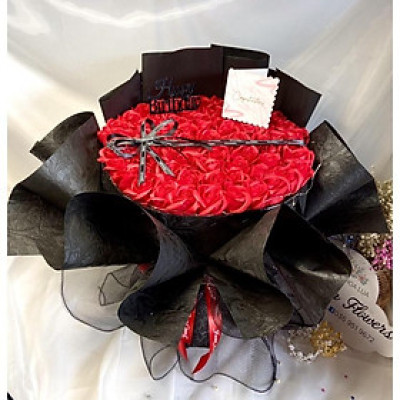 -BÓ HOA HỒNG SÁP 99 BÔNG