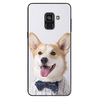 Ốp Lưng Dành Cho Samsung Galaxy A8 2018 - Mẫu Cún Nơ