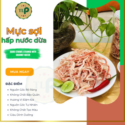 MỰC SỢI HẤP NƯỚC DỪA TÂN LỘC PHÁT COMBO 1KG - MỖI HŨ 500G