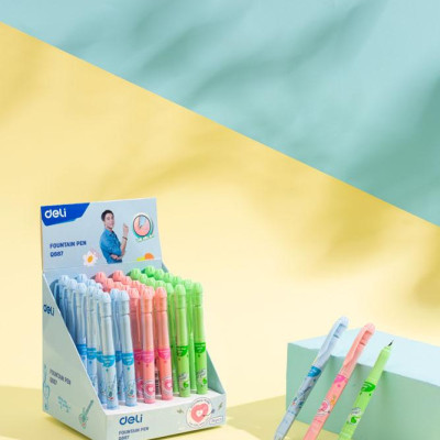 Bút Máy Nhựa Deli 0.5 mm - Phiên Bản Sơn Tùng M-TP Giới Hạn - Deli Q887 - Màu Xanh Dương