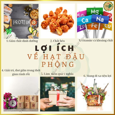 ĐẬU PHỘNG RANG TỎI ỚT TLP COMBO 1KG