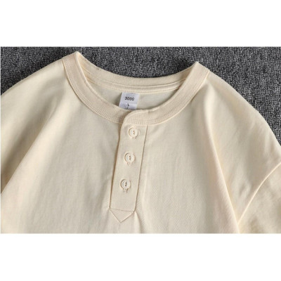 Áo thun cổ trụ 300G phong cách Retro_dã ngoại