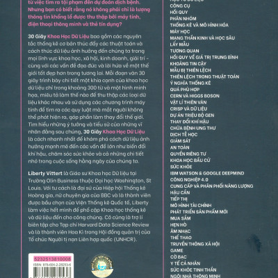 30 Giây Khoa Học Dữ Liệu (50 nguyên tắc và sự đổi mới trong lĩnh vực thu thập dữ liệu, mỗi nguyên tắc được giải thích trong nửa phút)