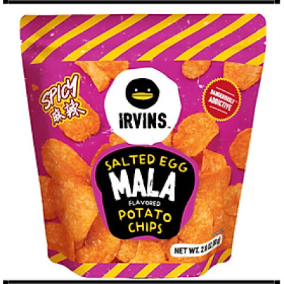 Khoai tây trứng muối vị ớt Mala 80g IRVINS