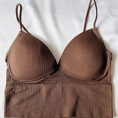 ÁO LEN BRA TĂM DẠNG ÁO CROPTOP DƯỚI 58KG DÀNH CHO NỮ