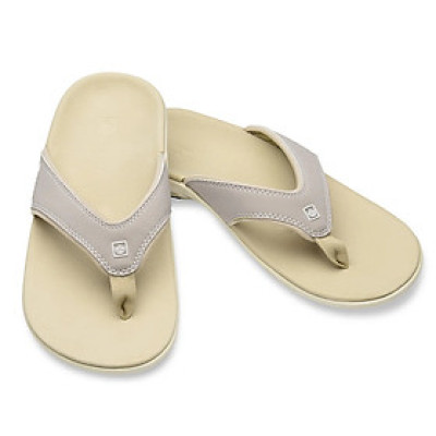 Dép xỏ ngón sức khỏe nữ Spenco Stone Nubuck - pôm vòm chân goảm đau gót, đau gối