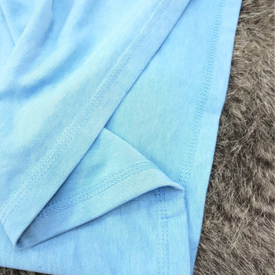 Áo thun nam nữ 80% Cotton Blue12