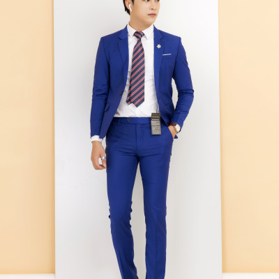 Áo Vest Nam Titishop AVN297 Xanh 1 Nút 