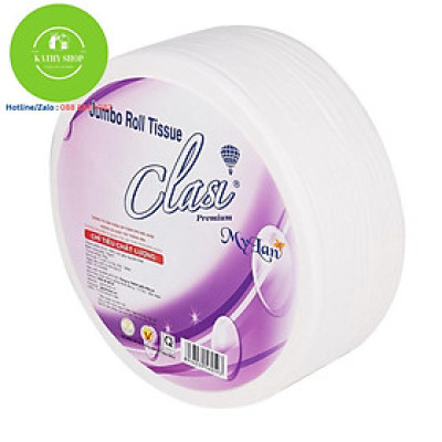 Giấy Vệ Sinh Công Nghiệp Cuộn Lớn MyLan Clasi 700Gr, 2 Lớp, Cam Kết Hàng Chất Lượng