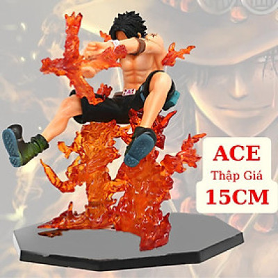 Mô Hình ACE Thập Giá 15Cm Mô hình One Piece Cao Cấp, Figure Mô Hình Anmie One Piece Luffy Vua Hải Tặc