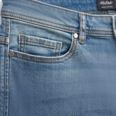 Quần jeans nam Form Slim - RT 10F24DPA060 | ROUTINE CÀ MAU