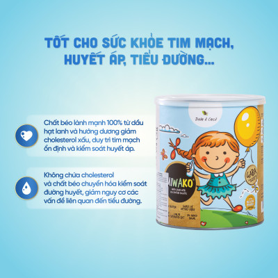 Sữa Hạt Miwako Vị Gạo Hộp 400g Malaysia Không Chứa Đậu Nành, Dinh Dưỡng Hữu Cơ Cho Trẻ Từ 1 Tuôi & Người Lớn