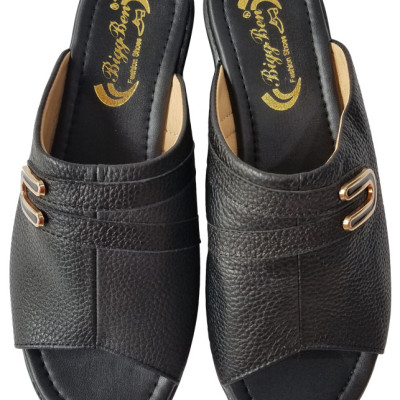 Dép Đế Xuồng Nữ Da Bò BIGGBEN Cao Cấp DX30