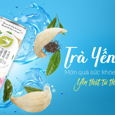 COMBO SONG LANG-Thùng 6+12 lon TRÀ YẾN HẠT CHIA KITI,Trà xanh kết hợp yến sào từ thiên nhiên vừa ngon vừa bổ giúp cải thiện sức khỏe