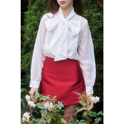 DOTTIE -	Chân váy ngắn vải taffta S0147