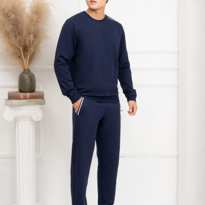 Bộ nỉ nam Aligro màu xanh than BN4