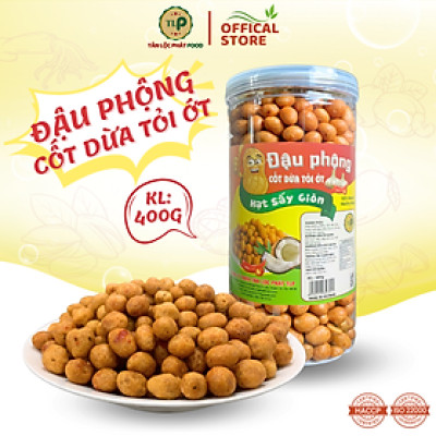 ĐẬU PHỘNG CỐT DỪA  TỎI ỚT TÂN LỘC PHÁT HŨ 400G