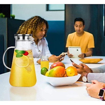 Bình đựng nước thủy tinh Sodasweet 2,2L có tay cầm