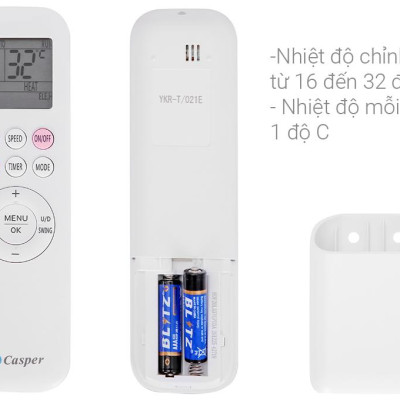 Máy lạnh Casper Inverter 1 HP GC-09IS32 - Hàng chính hãng - Giao hàng toàn quốc