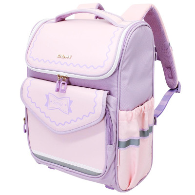 Ba Lô Chống Gù - Kala Y TC2587_BT.0039 - Màu Tím Oải Hương - Tặng Kèm Túi Vải