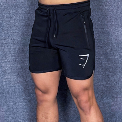 Quần đùi tập gym nam DO GYM SHOP thun poly không xù lông, thoáng mát, logo thêu