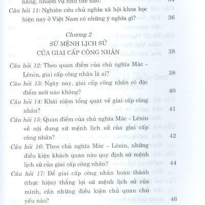 Hỏi - Đáp Môn Chủ Nghĩa Xã Hội Khoa Học (Dành cho bậc đại học hệ chuyên và không chuyên lý luận chính trị)